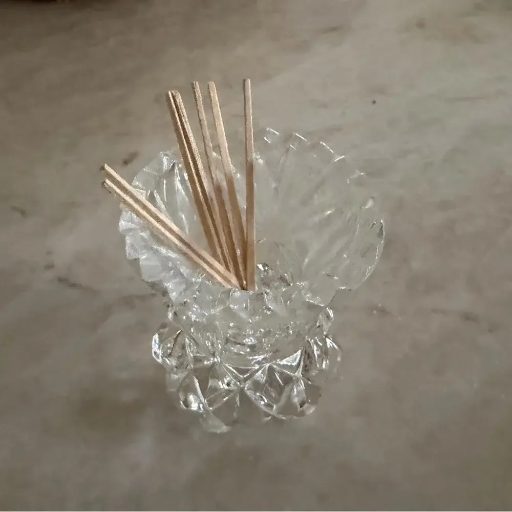 Crystal toothpick holder or mini vase